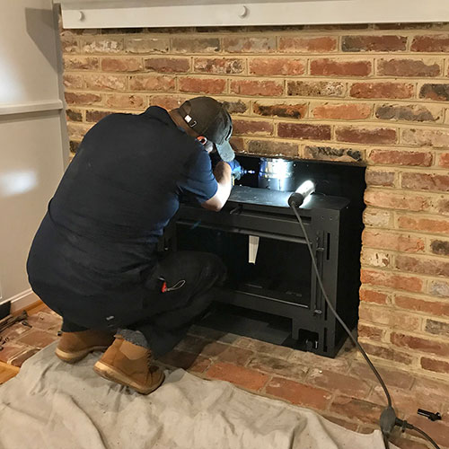 Fireplace Insert Installation