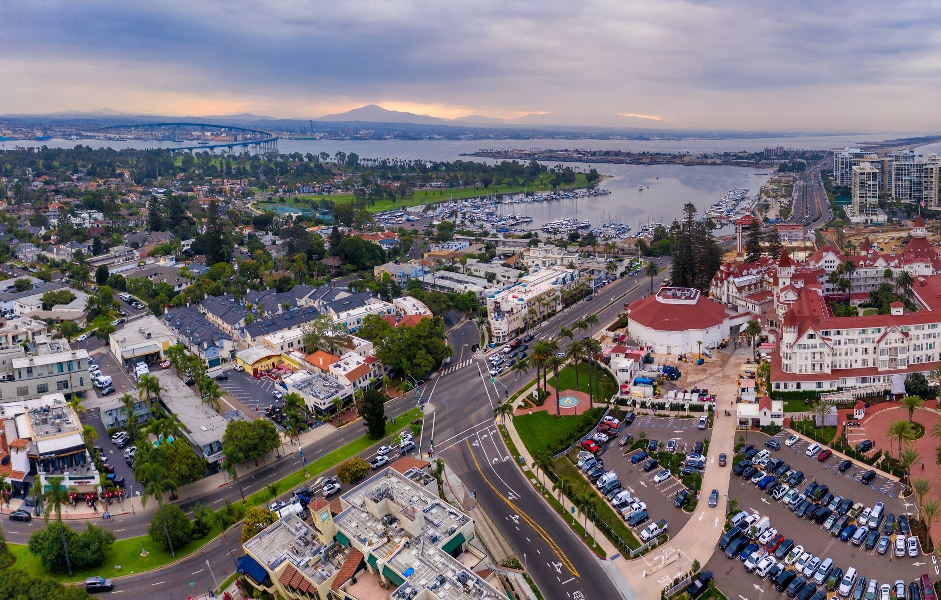 Coronado California seaside homes