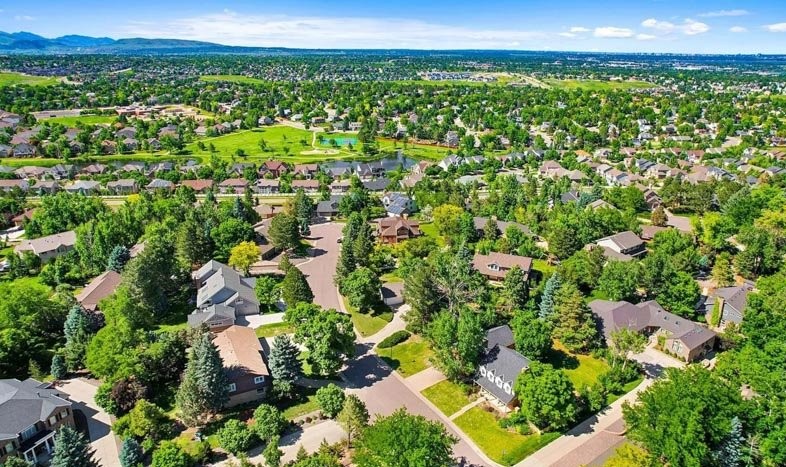 Historic brick homes in Littleton, CO