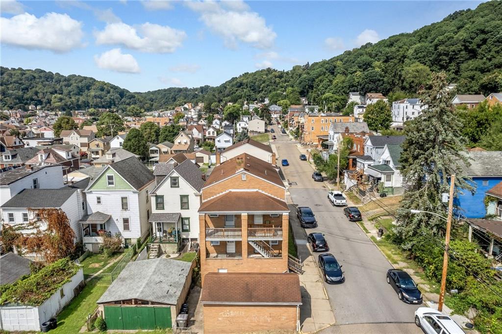 Historic riverside homes in McKees Rocks, PA
