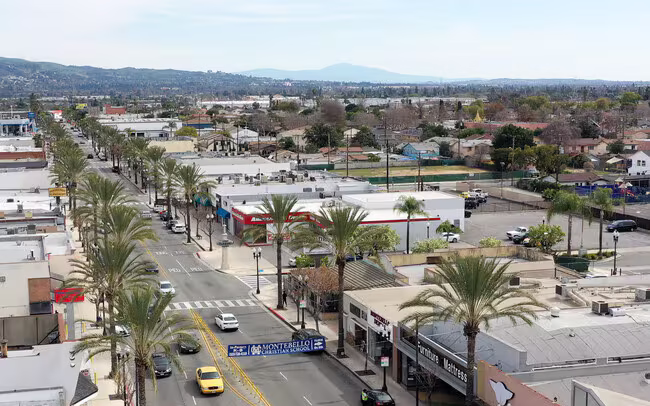 Downtown Montebello California street