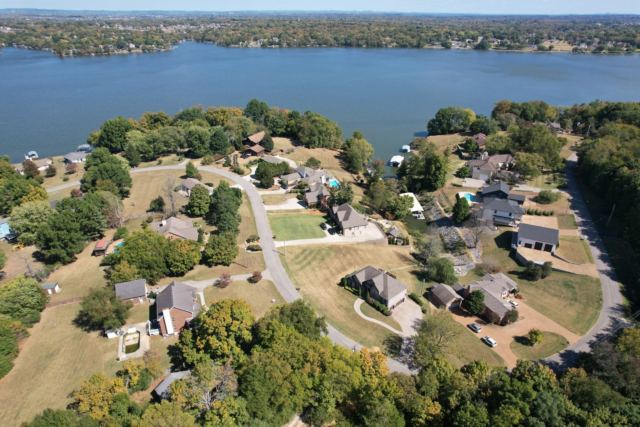 Residential street in Mt Juliet, TN