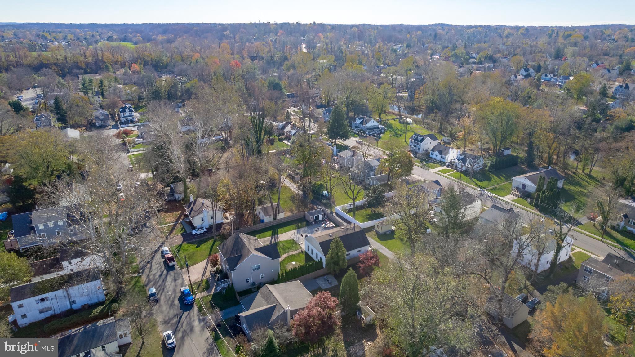 Historic riverside chimneys in Yardley, PA